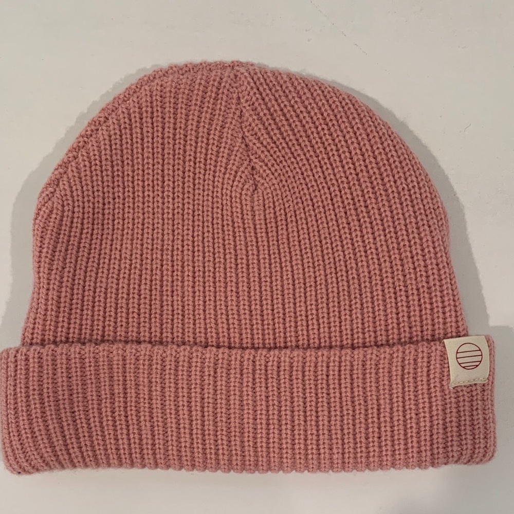 Marine Layer Cozy Pink Knit Beanie